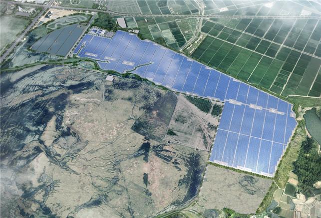 セマングム陸上太陽光3区域発電事業、本格的に着工 - 陸上太陽光3区域発電事業鳥瞰図.jpg